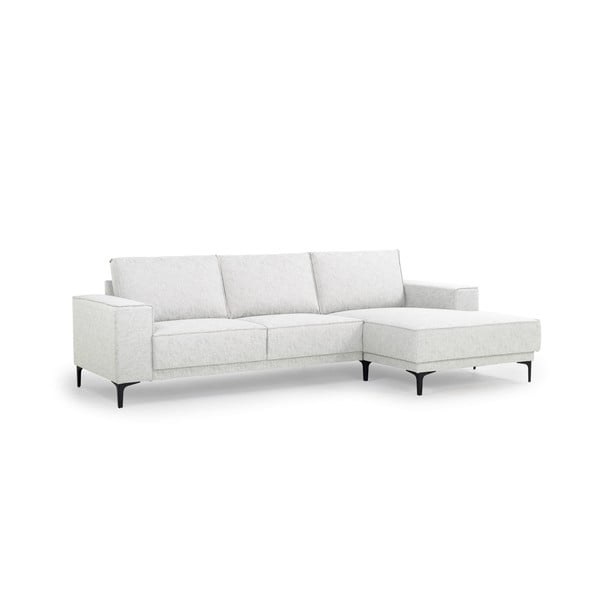 Kampinė sofa baltos spalvos (su dešiniuoju kampu) Copenhagen – Scandic-image-1