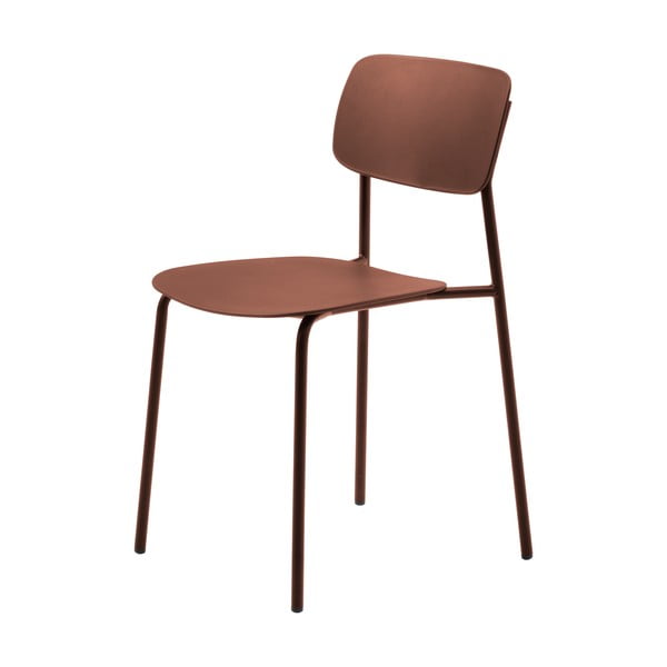 Terakotos spalvos valgomojo kėdės 2 vnt. Kirkland – Unique Furniture-image-2