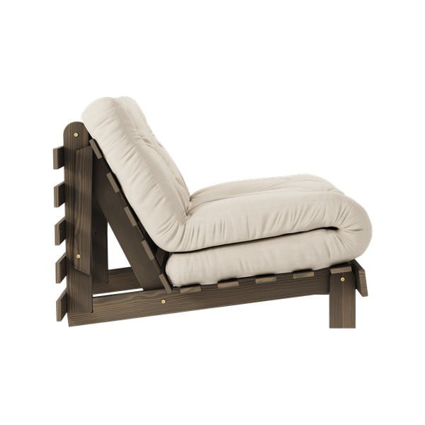 Krėslas smėlio spalvos/kreminės spalvos Roots – Karup Design-image-3