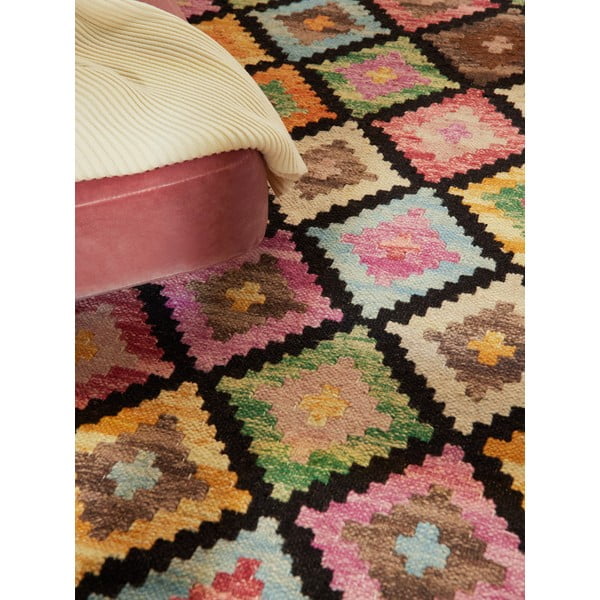 Apverčiamas/rankų darbo iš vilnos kilimas 160x230 cm Kamal Zara – Nouristan-image-2