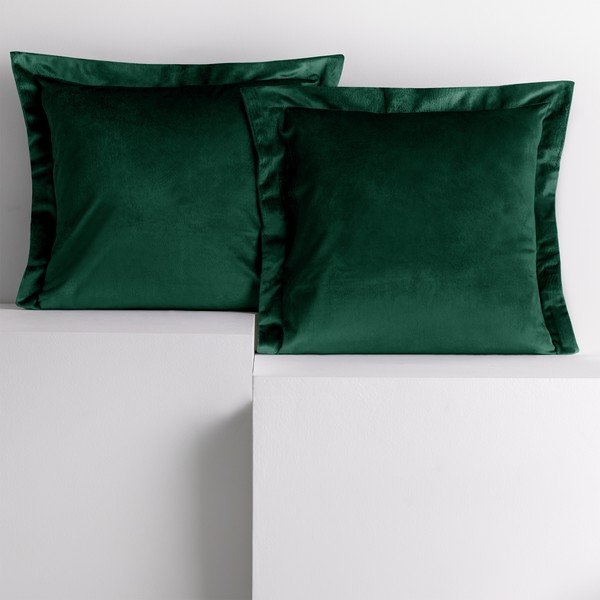 2 žali pagalvių užvalkalai AmeliaHome Side, 45 x 45 cm-image-4