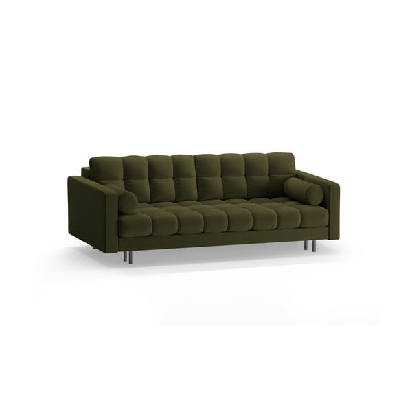 Žalios spalvos sulankstoma/su sandėliavimo vieta sofa 222 cm Bali – Cosmopolitan Design-image-3