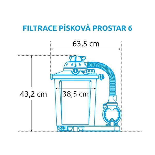 Smėlio filtras ProStar 6 - 6,6 m3/h – Marimex-image-3