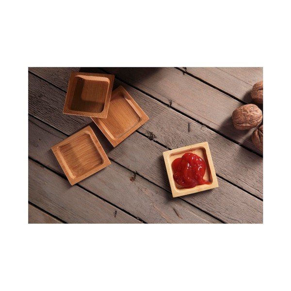 4 bambukinių padažo indų rinkinys "Bambum", ⌀ 6 cm-image-2