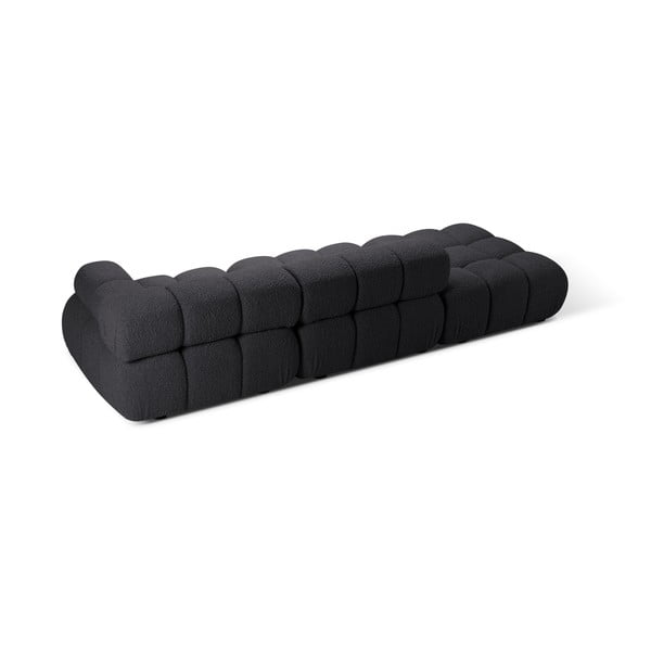 Iš boucle sofa antracito spalvos 288 cm Bellis – Micadoni -image-4