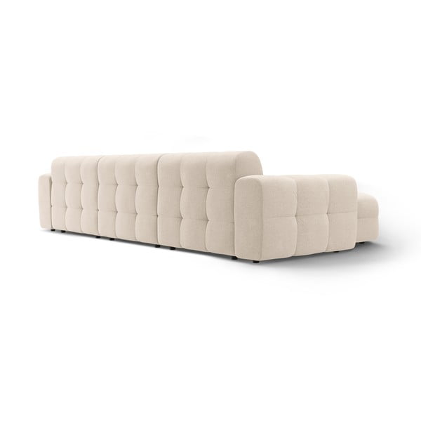 Smėlio spalvos kampinė sofa (su kairiuoju kampu/su gultu) Kendal – Micadoni -image-4