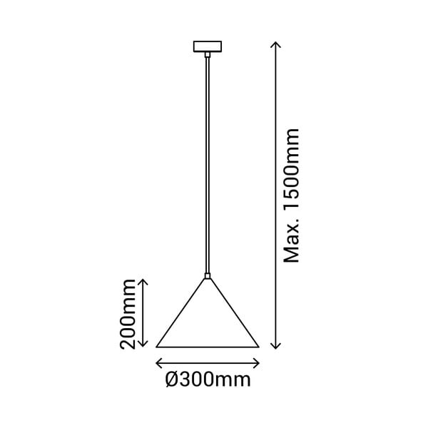 Pilkos spalvos pakabinamas šviestuvas SULION Vilma, aukštis 150 cm-image-3