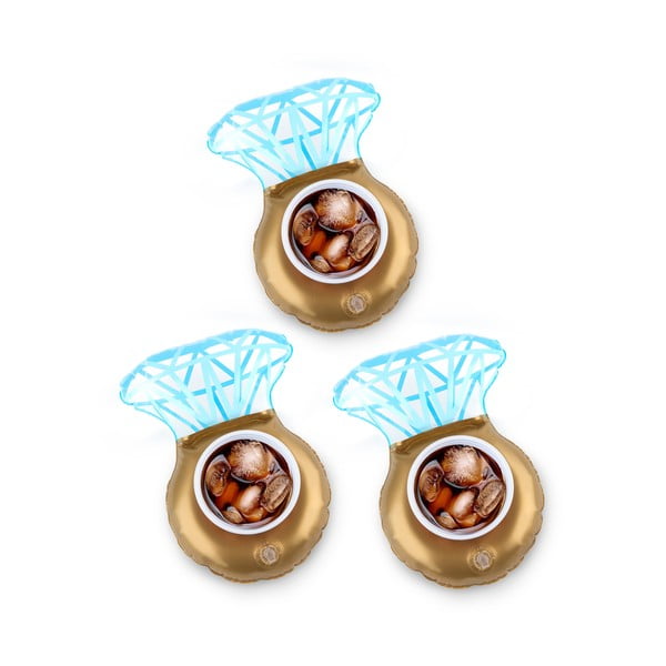 3 pripučiamų Big Mouth Inc. formos gėrimų žiedų rinkinys.-image-3