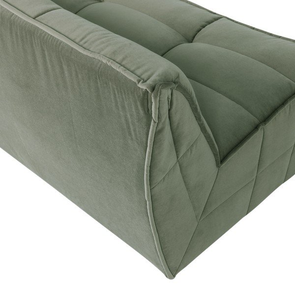 Žalios spalvos sofa iš velveto 204 cm Cluster – vtwonen-image-4