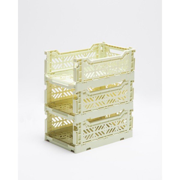 3 geltonų daiktadėžių rinkinys Little Nice Things Caja-image-3