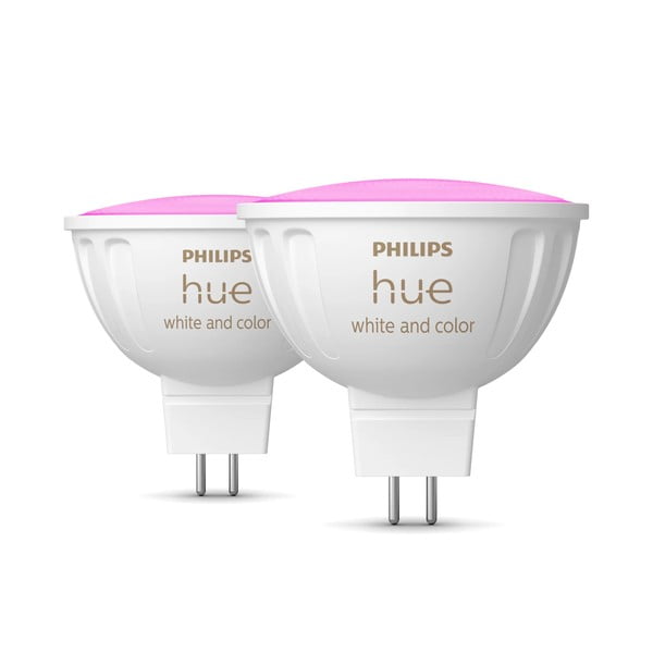 Lemputės 2 vnt. 6 W GU 5,3, White and color ambiance – Philips Hue-image-1