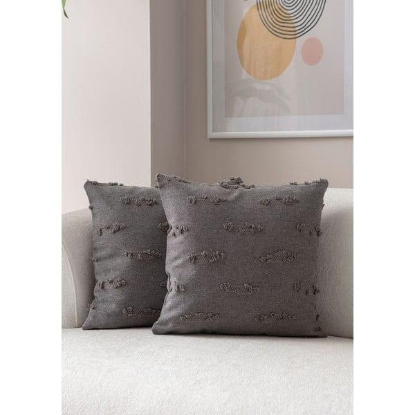 Dekoratyviniai pagalvių užvalkalai 2 vnt. 43x43 cm Tuffet – Mioli Decor-image-1