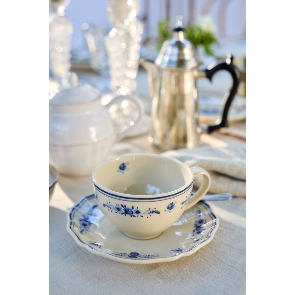 Mėlynos spalvos/smėlio spalvos iš molio puodelis 260 ml Vila – Costa Nova-image-3