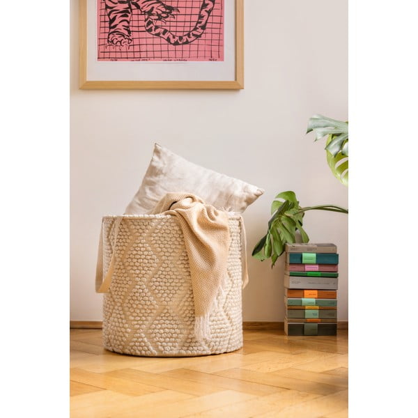 Iš tekstilės krepšys laikymui ø 40x40 cm Pearl M – Bonami Essentials-image-3