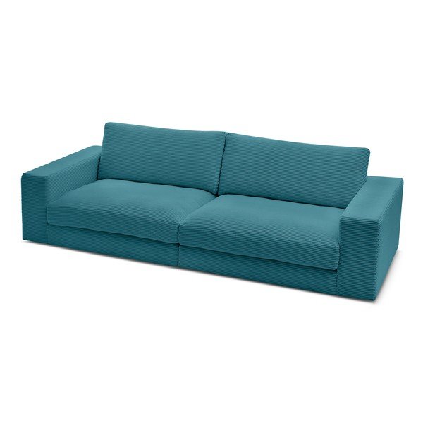 Mėlynos spalvos iš kordinio velveto sofa 274 cm Leonard – Bobochic Paris-image-4