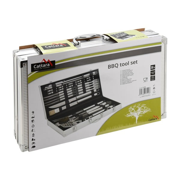 30 kepimo įrankių rinkinys dėkle Cattara Alu-image-4