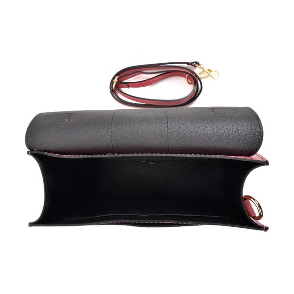 Rožinė odinė rankinė Isabella Rhea, 22 x 27 cm-image-3