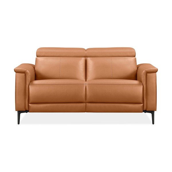 Iš dirbtinės odos sofa rudos spalvos 160 cm Lund – Støraa