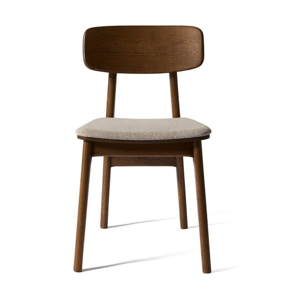 Rudos spalvos valgomojo kėdė Livo – Unique Furniture-image-2