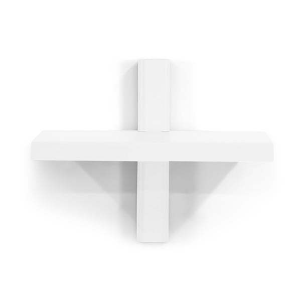 Baltos spalvos iš metalo sieninė lentyna 28 cm Hola – Spinder Design