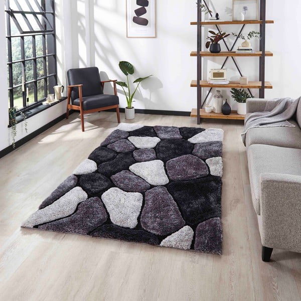 Juodas kilimas Think Rugs Noble House Rock Dark, 180 x 270 cm-image-1