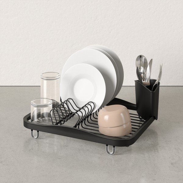 Juodos spalvos iš plieno kiaurasamtis 36x28 cm Sinkin – Umbra-image-3