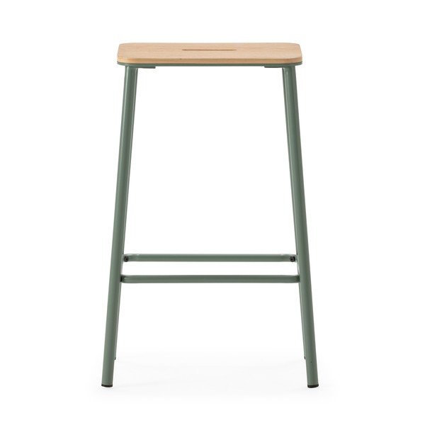 Žalios spalvos baro kėdžių komplektas 2 vnt. (sėdynės aukštis 65 cm) Abba – Marckeric-image-2