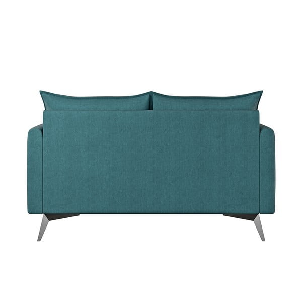 Sofa smaragdinės spalvos 138 cm Juli Bis – Ropez-image-2