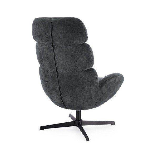 Juodos spalvos pasukamas krėslas Violante – Bizzotto-image-4