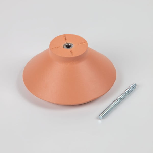 3 oranžinių sieninių pakabų rinkinys Kave Home Nadua-image-1