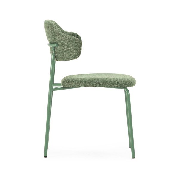 Žalios spalvos valgomojo kėdės 4 vnt. Adriel – Marckeric-image-4