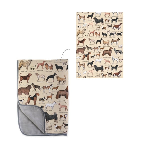 Antklodė ir pledas 130x170 cm Dog Types – Really Nice Things-image-2