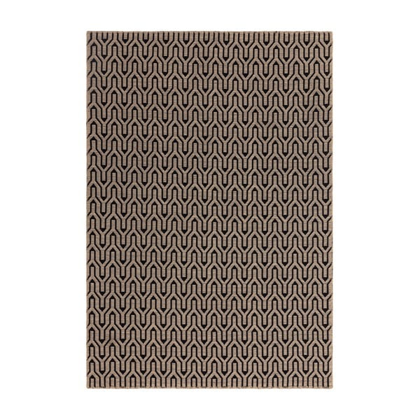 Kilimas juodos spalvos/smėlio spalvos 200x290 cm Global – Asiatic Carpets