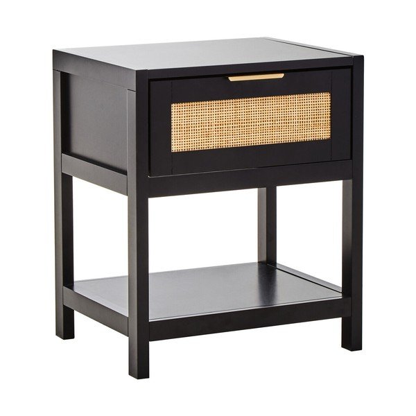 Juodos spalvos naktinis staliukas Sherman – Premier Housewares