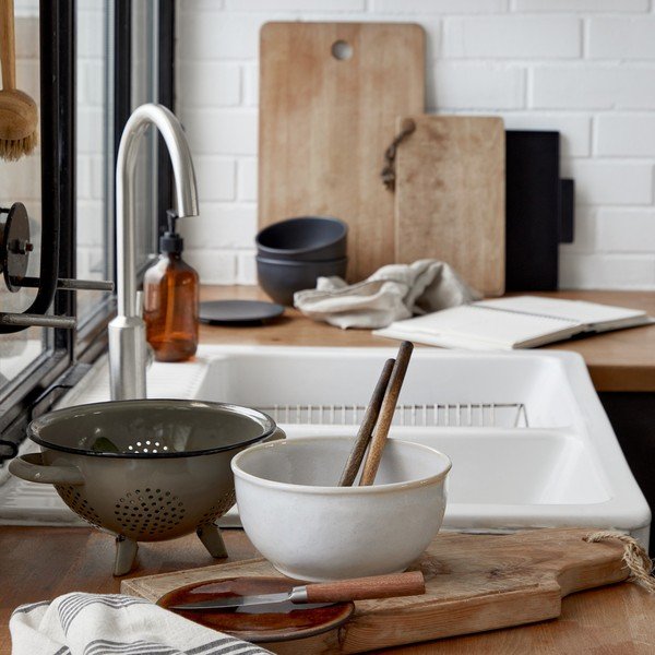 Baltos spalvos keraminis dubuo Costa Nova Roda, ⌀ 19 cm-image-1