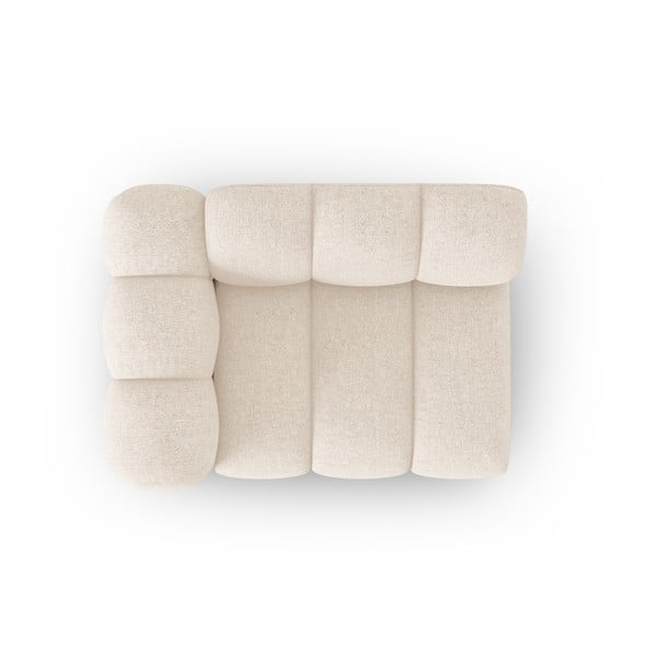 Modulinė sofa kreminės spalvos (su kairiuoju kampu) Lupine – Micadoni Home-image-3