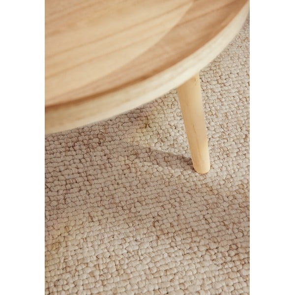 Skalbiamas kilimas kreminės spalvos 80x240 cm Rocco Cream – Elle Decoration-image-4