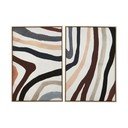 Paveikslai su rėmeliu/tapyba ant drobės 2 vnt. 63x93 cm Astratto – Premier Housewares
