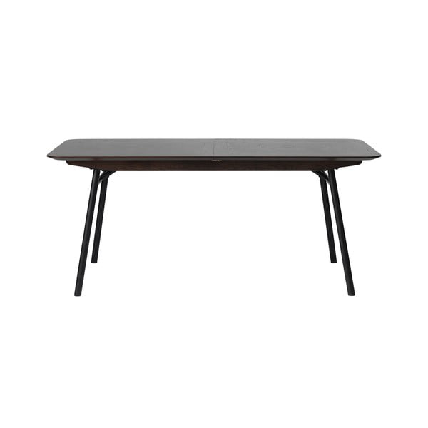 Juodas sulankstomas valgomojo stalas Unique Furniture Latina, 180 x 90 cm
