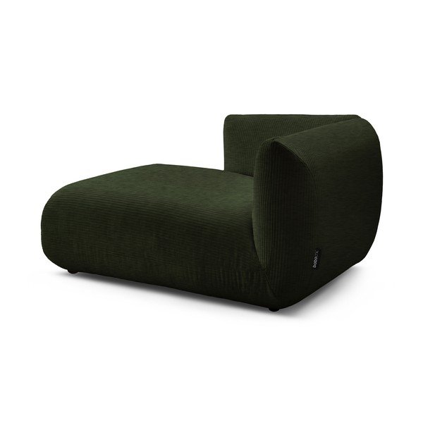 Modulinė sofa žalios spalvos iš kordinio velveto (su kairiuoju kampu) Lecomte – Bobochic Paris-image-3