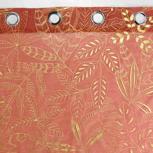 Permatoma užuolaida oranžinės spalvos 140x280 cm Belflor – douceur d'intérieur-image-3