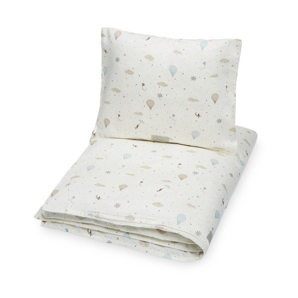 Dramblio kaulo spalvos iš organiškos medvilnės vaikiška patalynė vaikiškai lovai 100x140 cm Dreamland – Cam Cam Copenhagen