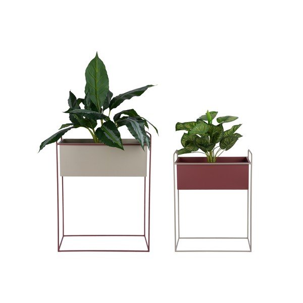 Iš metalo gėlių stovai 2 vnt. (aukštis 65 cm) Reina – PT LIVING-image-2