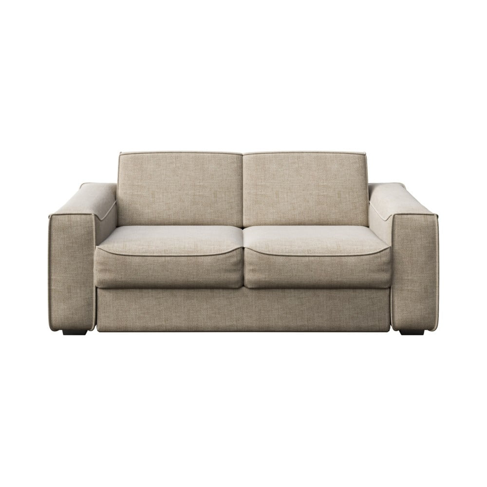Kreminės spalvos sofa-lova MESONICA Munro, 204 cm