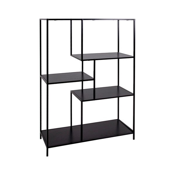 Juoda knygų lentyna House Nordic Vita Shelf, 80 x 120 cm-image-1