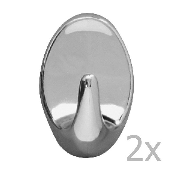 2 kabliukų rinkinys Wenko Maxi Hooks Chrome-image-1