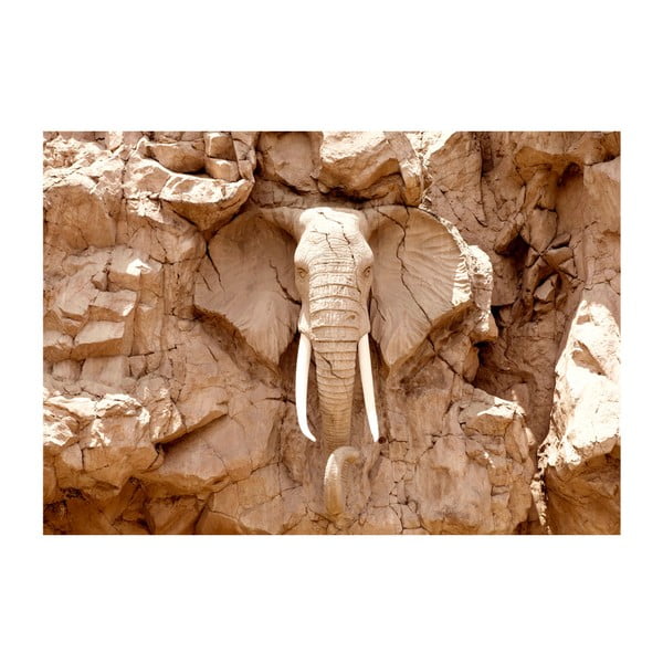 Didelio formato tapetai Artgeist Stone Elephant, 200 x 140 cm