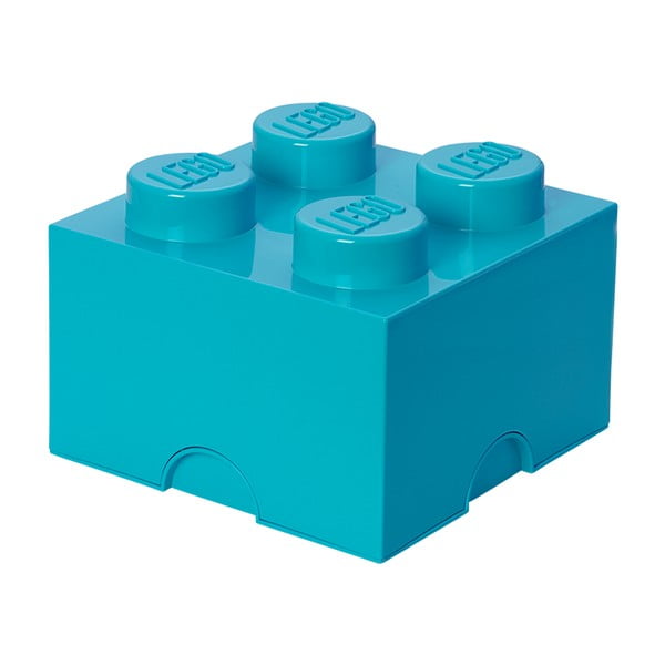 Žydrai mėlyna kvadratinė daiktadėžė LEGO®