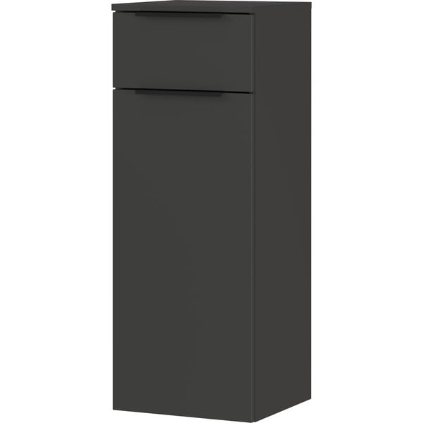 Aukšta/pakabinama vonios daiktadėžė antracito spalvos 36x93 cm Crandon – Germania-image-2