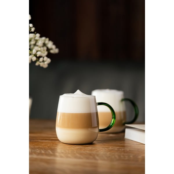 Puodeliai 2 vnt. kapučino 400 ml Bolla – Vialli Design-image-2